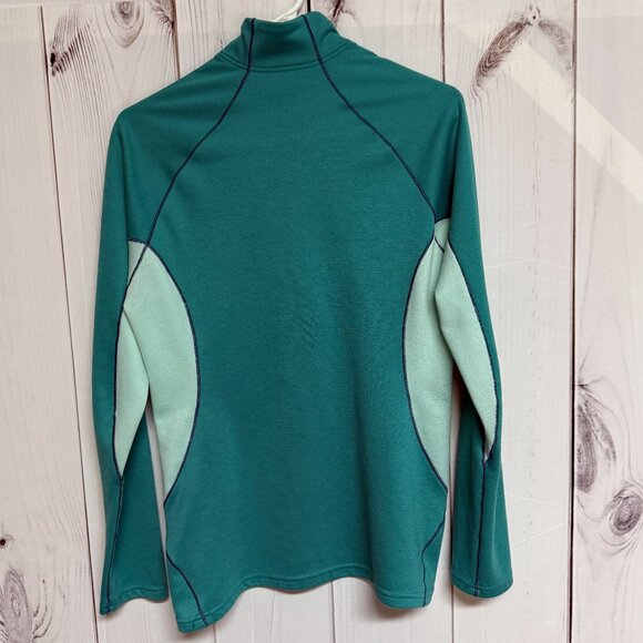Patagonia Women’s Capilene 3 Midweight 1/4-Zip M Green/Mint - Picture 2 of 9